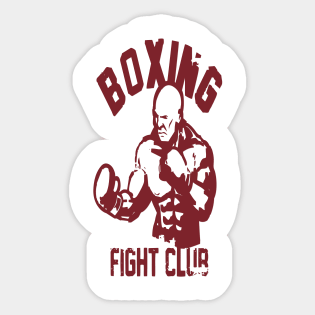 Boxing fight club Sticker by D_creations